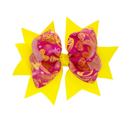 1db Új rajzfilm szalagos csípős hajcsatolók kislányoknak, kézzel készített aranyos masnik hajtűk fejfedők gyerekeknek hajkiegészítők