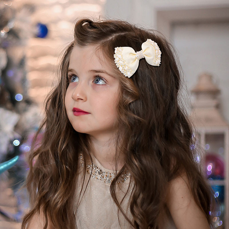 Sweet Pearl Hajmasni klipekkel Boutique Shell Hajtűk Fejfedők Lányok Hajformázó Eszközök Új fejfedők Gyerekek Hajkiegészítők