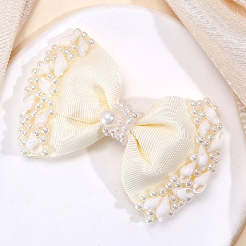 Sweet Pearl Hajmasni klipekkel Boutique Shell Hajtűk Fejfedők Lányok Hajformázó Eszközök Új fejfedők Gyerekek Hajkiegészítők