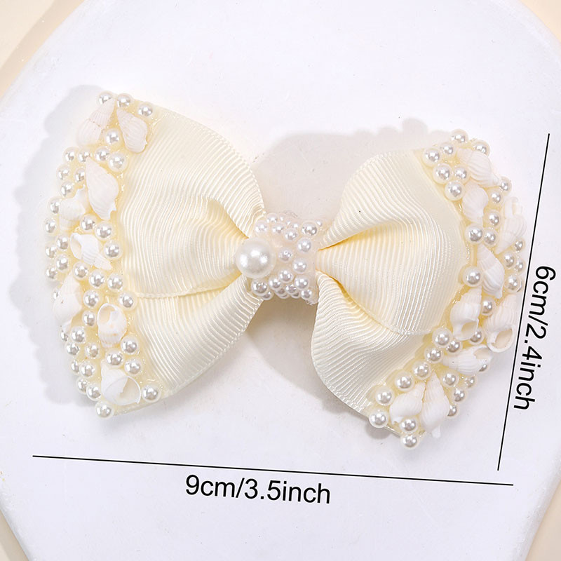 Sweet Pearl Hajmasni klipekkel Boutique Shell Hajtűk Fejfedők Lányok Hajformázó Eszközök Új fejfedők Gyerekek Hajkiegészítők