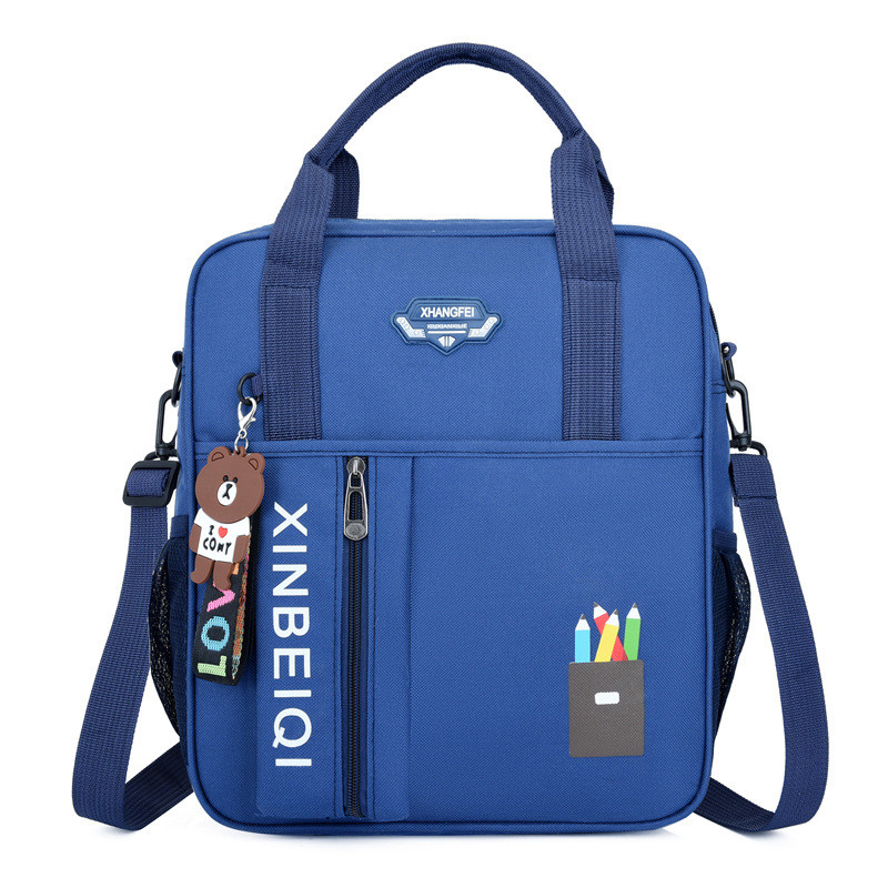 Τσάντα τέχνης για μαθητές δημοτικού χαριτωμένη κορεάτικη σχολική τσάντα μακιγιάζ μεγάλης χωρητικότητας απλή χειροποίητη τσάντα βιβλίου