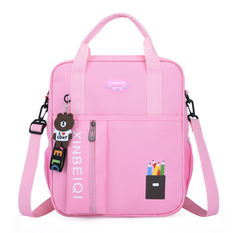 Τσάντα τέχνης για μαθητές δημοτικού χαριτωμένη κορεάτικη σχολική τσάντα μακιγιάζ μεγάλης χωρητικότητας απλή χειροποίητη τσάντα βιβλίου