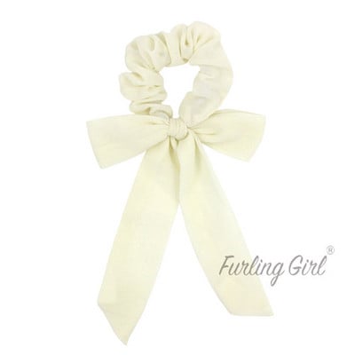 1 KOM Čvrsta šifonska mašna, elastične trake za kosu, šal, gumica za kosu, ženske rezance za kosu