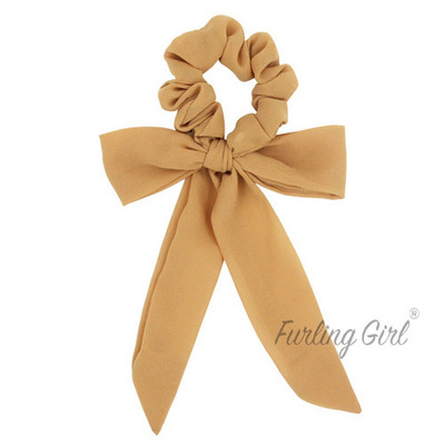 1 KOM Čvrsta šifonska mašna, elastične trake za kosu, šal, gumica za kosu, ženske rezance za kosu