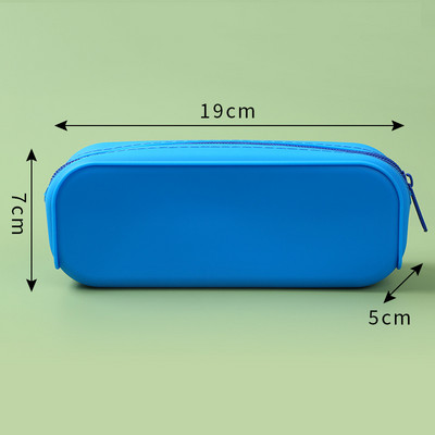 Iskolai szilikon ceruza levélpapír nagy kapacitású vízálló puha szilikon tolltartó Iskolai tokok ingyenes szállításhoz tollak Ajándék