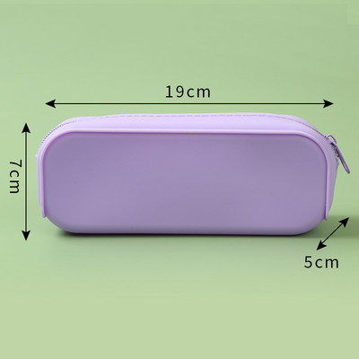 Iskolai szilikon ceruza levélpapír nagy kapacitású vízálló puha szilikon tolltartó Iskolai tokok ingyenes szállításhoz tollak Ajándék