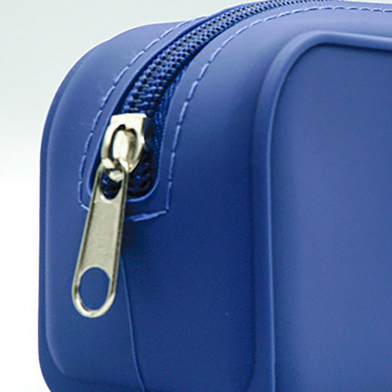 Szilikon tolltartó nagy kapacitású vízálló többcélú kefetartó tárolótáska írószer-rendező kellékek