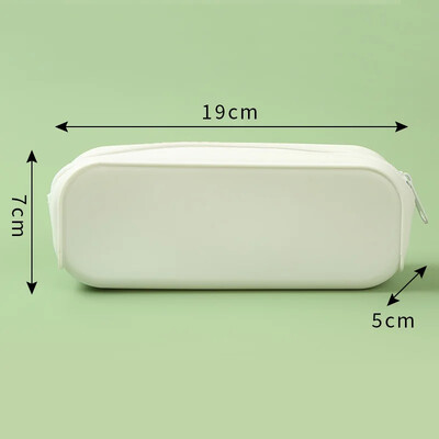 Iskolai szilikon ceruza levélpapír nagy kapacitású vízálló puha szilikon tolltartó Iskolai tokok ingyenes szállításhoz tollak Ajándék