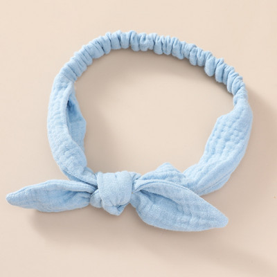 Baba rugalmas hajgumik lányok fejpánt pamut géz gyerek fejfedők csomó haj kiegészítők kisgyermek nyúl fül turbán puha Playa nyakkendők