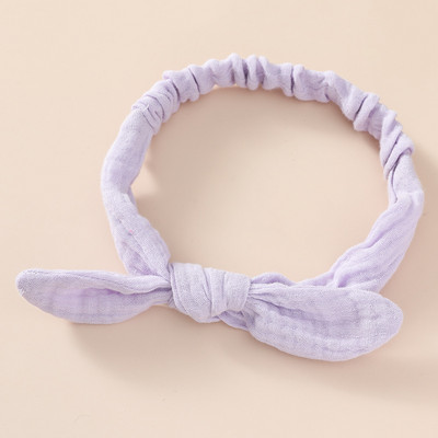 Baba rugalmas hajgumik lányok fejpánt pamut géz gyerek fejfedők csomó haj kiegészítők kisgyermek nyúl fül turbán puha Playa nyakkendők