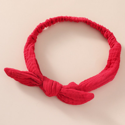 Baba rugalmas hajgumik lányok fejpánt pamut géz gyerek fejfedők csomó haj kiegészítők kisgyermek nyúl fül turbán puha Playa nyakkendők