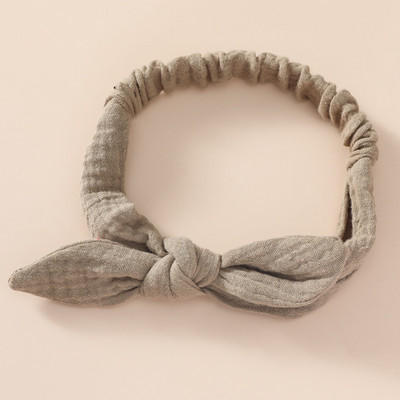 Baba rugalmas hajgumik lányok fejpánt pamut géz gyerek fejfedők csomó haj kiegészítők kisgyermek nyúl fül turbán puha Playa nyakkendők