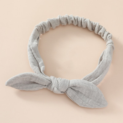 Baba rugalmas hajgumik lányok fejpánt pamut géz gyerek fejfedők csomó haj kiegészítők kisgyermek nyúl fül turbán puha Playa nyakkendők