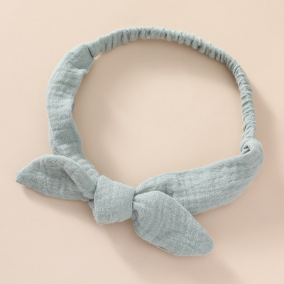 Baba rugalmas hajgumik lányok fejpánt pamut géz gyerek fejfedők csomó haj kiegészítők kisgyermek nyúl fül turbán puha Playa nyakkendők