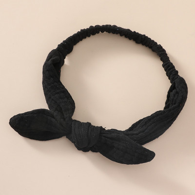 Baba rugalmas hajgumik lányok fejpánt pamut géz gyerek fejfedők csomó haj kiegészítők kisgyermek nyúl fül turbán puha Playa nyakkendők