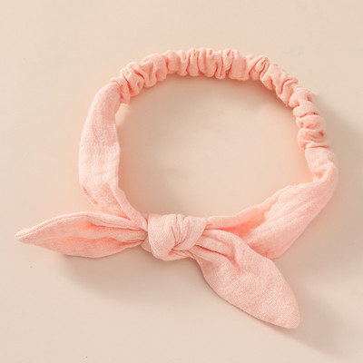 Baba rugalmas hajgumik lányok fejpánt pamut géz gyerek fejfedők csomó haj kiegészítők kisgyermek nyúl fül turbán puha Playa nyakkendők