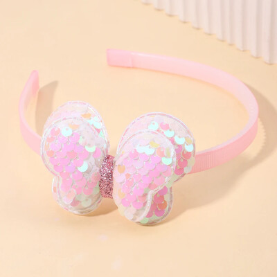 1db Gyerekek Aranyos Pillangó Rajzfilm Virág Hajpántok Fejfedők Lányok Szép Haj Karika Flitter Fejpántok Gyerek Haj Kiegészítők