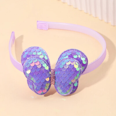 1db Gyerekek Aranyos Pillangó Rajzfilm Virág Hajpántok Fejfedők Lányok Szép Haj Karika Flitter Fejpántok Gyerek Haj Kiegészítők