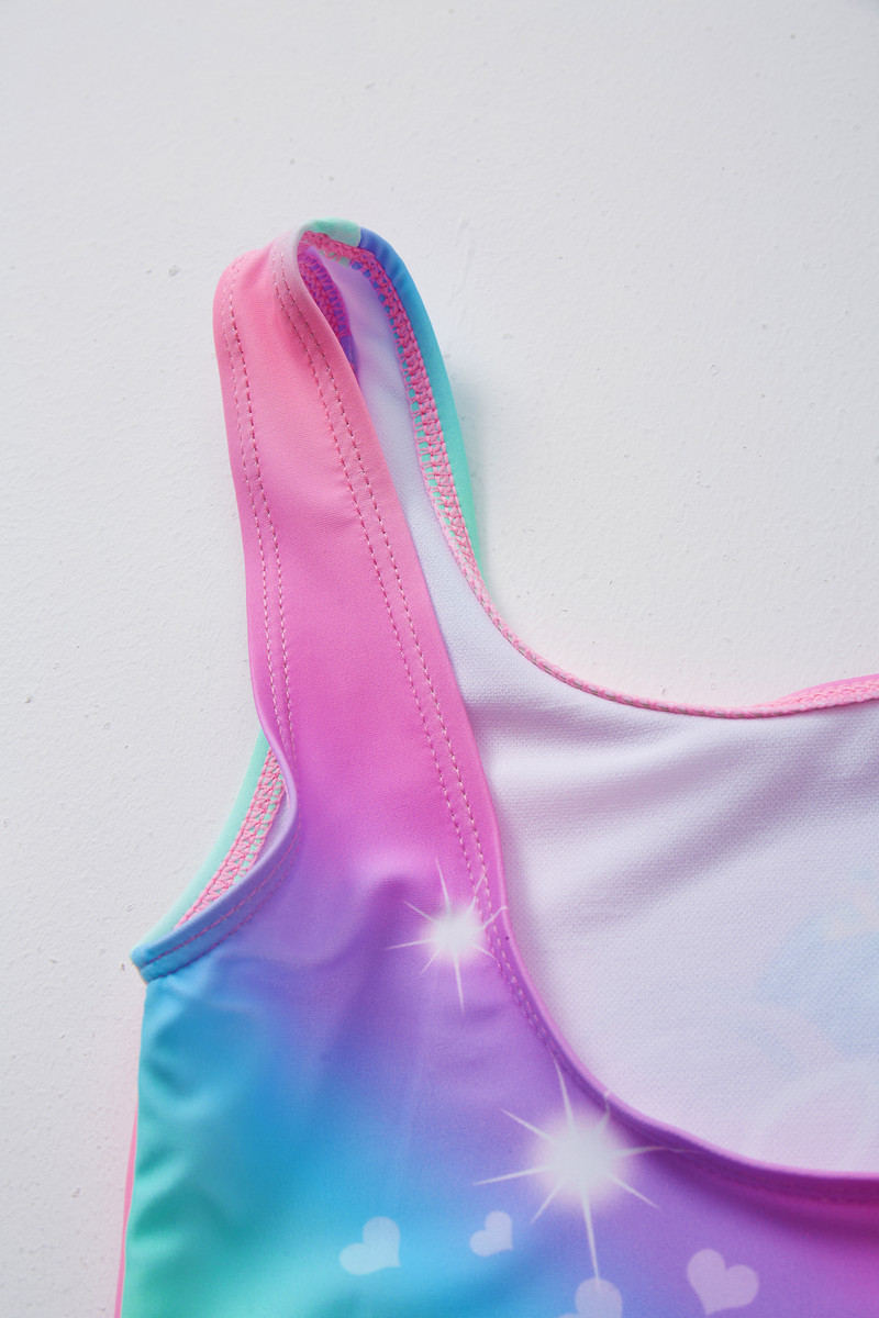 2~9Y Lányok fürdőruha egyrészes Lány fürdőruha Gyermek Rajzfilm fürdőruha Lányok Úszóruha Strandruha