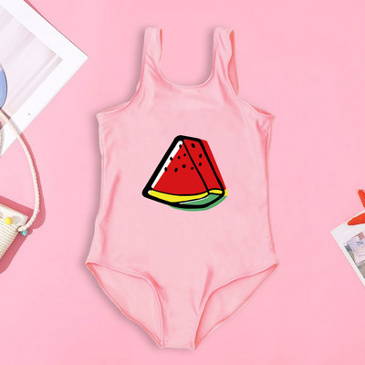 Pozdrav ljetu i uzorku lubenice Dječji kupaći kostimi za djevojčice Jednodijelni kupaći kostimi za djevojčice Kupaći kostimi za blagdane Dječja odjeća