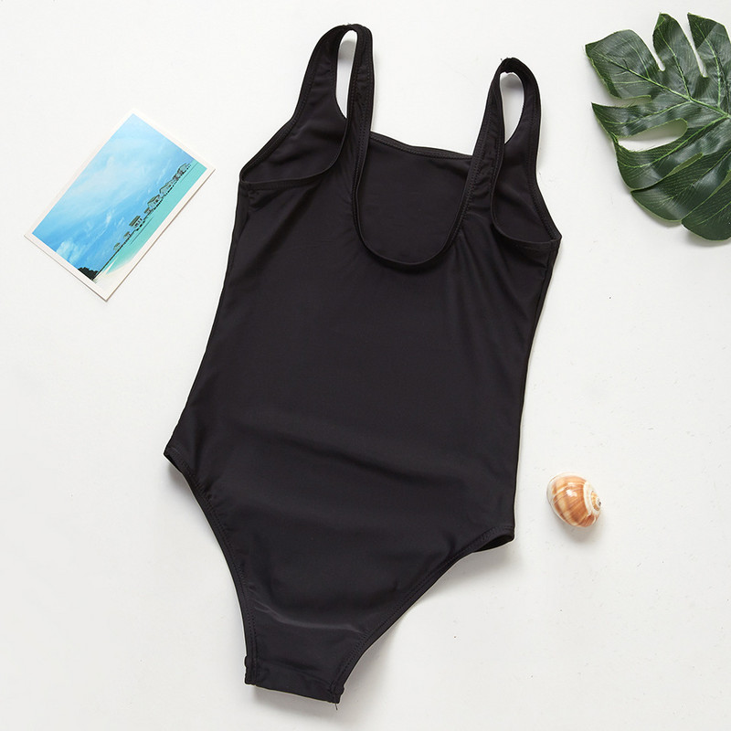 Új, tömör nyomtatással rendelkező lányok fürdőruha tinédzser lányok fürdőruha gyerekek fürdőruha One Pieces fürdőruha gyerekek tankini