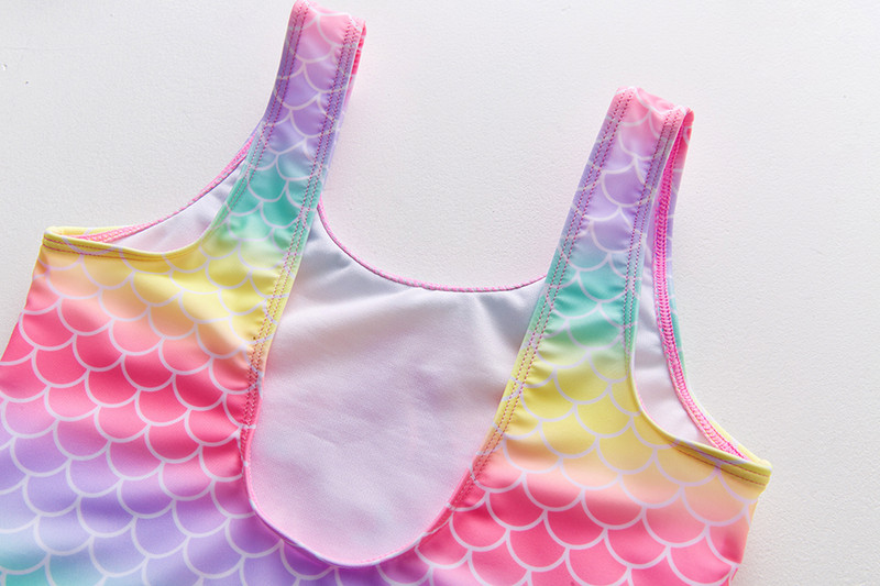 2~9Y kisgyermek baba lány fürdőruha egyrészes lány fürdőruha Rainbow stílusú Gyermek fürdőruha gyerekek strandruházat fürdőruha-9052