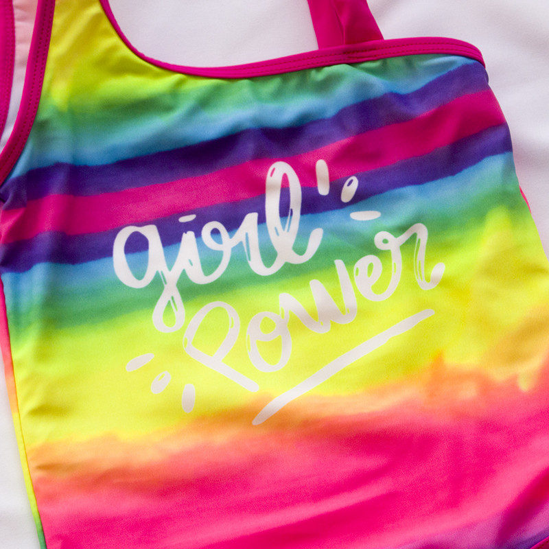 3-8 éves szivárványmintás gyerekeknek lányoknak egyrészes fürdőruha gyerekeknek nyári baba fürdőruha sellő fürdőruha gyermek fürdőruha