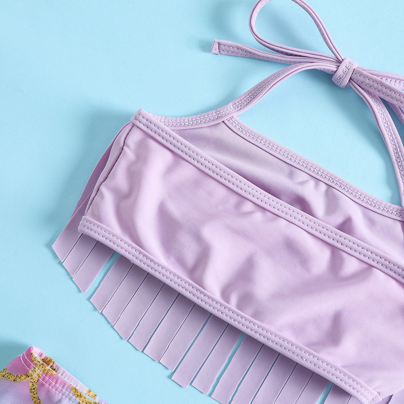 Lány kétrészes fürdőruhák sellő mintás fürdőruhák gyermek fürdőruhák lányok bikini szett gyerekeknek bikini csecsemő fürdőruha