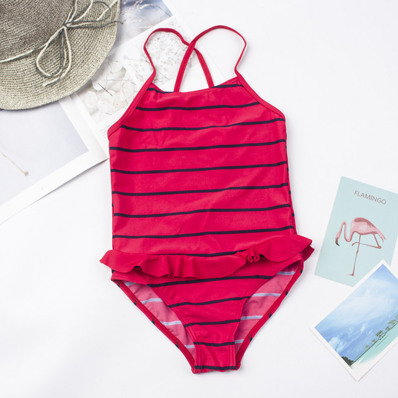 5-12 godina Falbala kupaći kostim za djevojčice Potpuno novi ljetni kupaći kostim za djevojčice Jednodijelni kupaći kostim Dječji monokini kupaći kostim 27