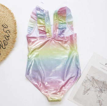 Rainbow Unicorn Sequins Summer Kids One Piece Swimwear Μαγιό 2024 Παιδικά Monokini Girls μαγιό 282