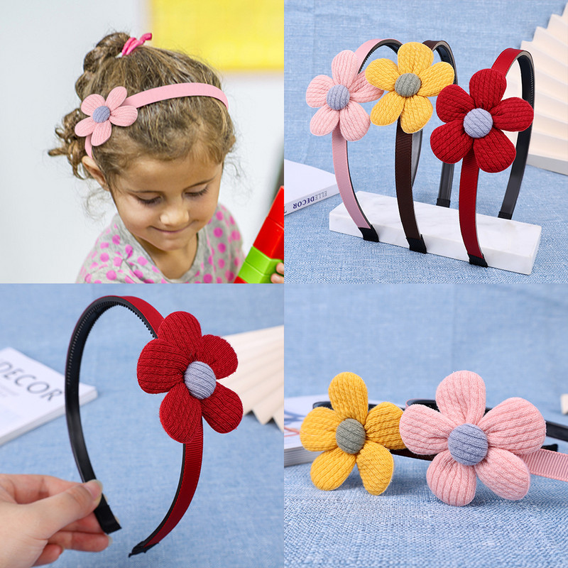 Aranyos virágos hajpánt lányoknak Gyerek hajcsat Kézzel készített szalagos hajpántok Születésnapi ajándékok Fejfedők Fejpántok Haj kiegészítők