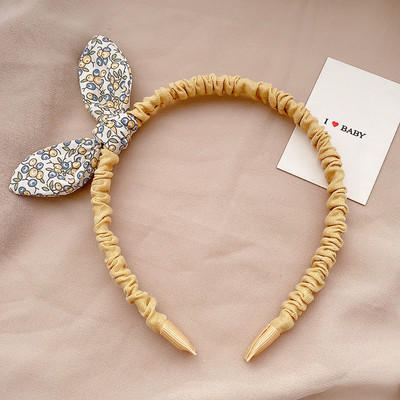 Lijepe dječje tkanine Obruči za kosu za djevojčice Dodaci za kosu Traka za glavu s mašnom Traka za kosu s otisnutim cvijećem