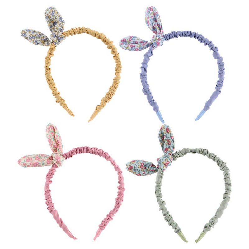 Lijepe dječje tkanine Obruči za kosu za djevojčice Dodaci za kosu Traka za glavu s mašnom Traka za kosu s otisnutim cvijećem
