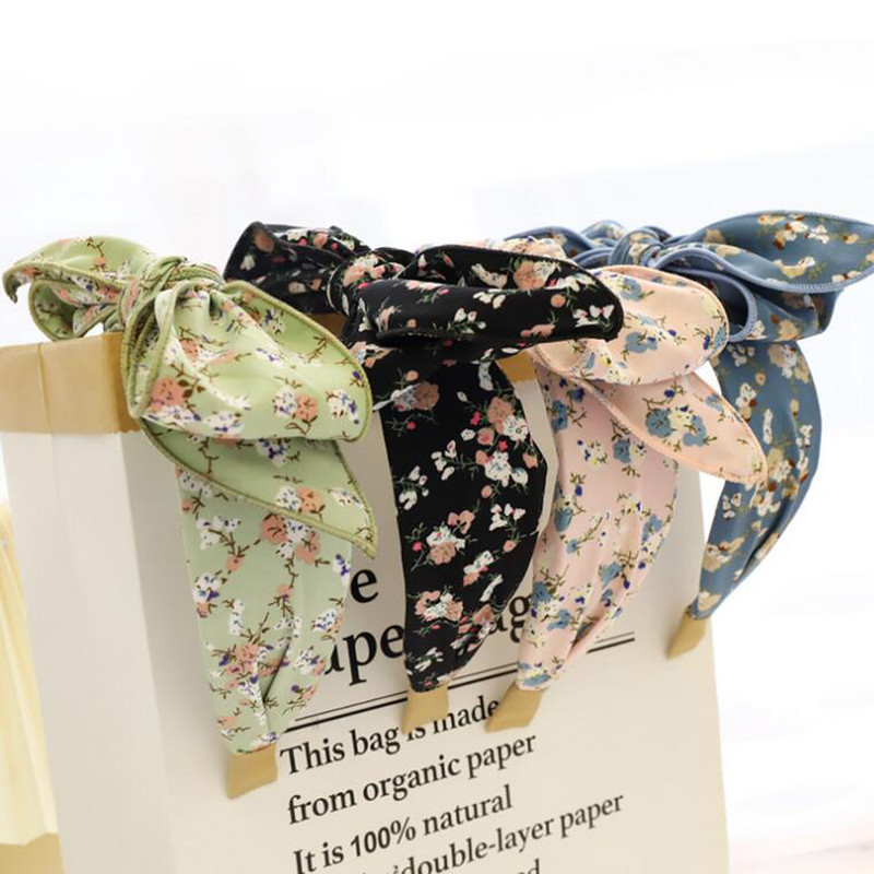 PROLY új divatos fejpánt nőknek Friss tavaszi fejfedők Big Bowknot Bohemia hajpánt felnőtteknek alkalmi utazási hajkiegészítők