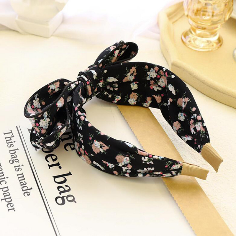 PROLY új divatos fejpánt nőknek Friss tavaszi fejfedők Big Bowknot Bohemia hajpánt felnőtteknek alkalmi utazási hajkiegészítők