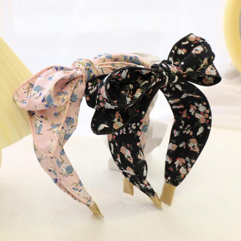 PROLY új divatos fejpánt nőknek Friss tavaszi fejfedők Big Bowknot Bohemia hajpánt felnőtteknek alkalmi utazási hajkiegészítők