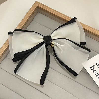 Tiszta kézzel készített hálós masni hajkiegészítők felső klip Koreai divat selyem haj masnik hajcsat lány fejfedők hajkiegészítők ajándékok