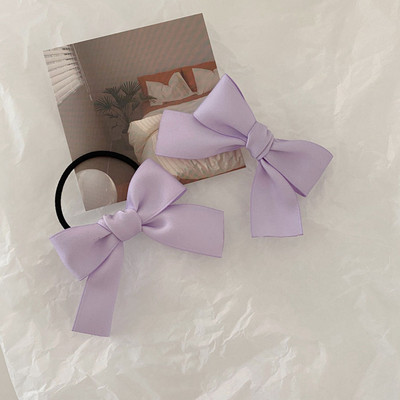 1 kom. korejske gumice za kosu s mašnom u čvor, gumice za kosu, modne vrpce, elastične gumice za kosu, vezice za rep, dodaci za kosu