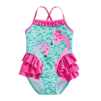 Καλοκαιρινό μπικίνι Flamingo Νεογέννητο μαγιό για κορίτσια Νέο χαριτωμένο κορίτσια μπικίνι μπικίνι παιδικά μαγιό αμάνικο σετ μπικίνι