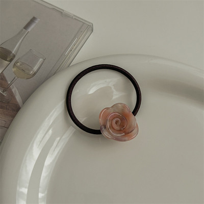 2023 Hajkötő kötél Női divat Rózsa Virág Haj Gumiszalagok Scrunchis Divatos Rugalmas Hajkiegészítők