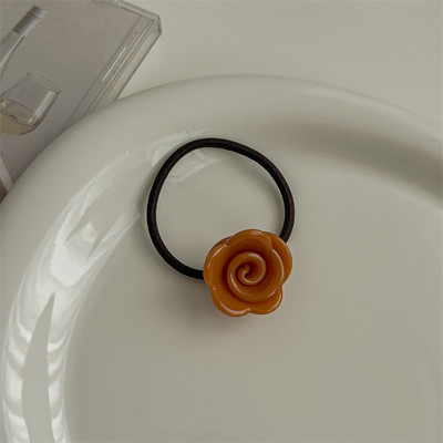 2023 Hajkötő kötél Női divat Rózsa Virág Haj Gumiszalagok Scrunchis Divatos Rugalmas Hajkiegészítők