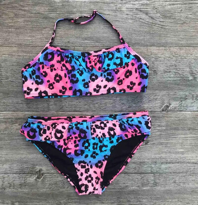 Dvodijelni kupaći kostimi za djevojčice Bikini print sa cvjetićima Bikini set za djevojčice Kupaći kostim Dječji kupaći kostimi Dječji kupaći kostimi Odjeća za plažu za djevojčice