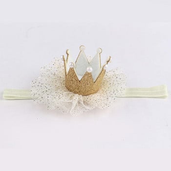 Cute Kids Baby Girl Toddler Lace Crown Hair Band Αξεσουάρ κεφαλής