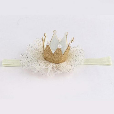 Aranyos gyerekek kislány tipegő csipke korona hajpánt fejfedő fejpánt kiegészítők