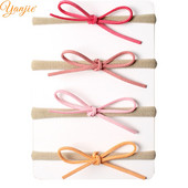 4db/szett Lányok Velúr tömör masni rugalmas nylon fejpánt 2023 lányoknak és gyerekeknek nylon fejpánt haj masni lányoknak hajkiegészítők