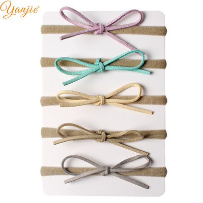 4db/szett Lányok Velúr tömör masni rugalmas nylon fejpánt 2023 lányoknak és gyerekeknek nylon fejpánt haj masni lányoknak hajkiegészítők