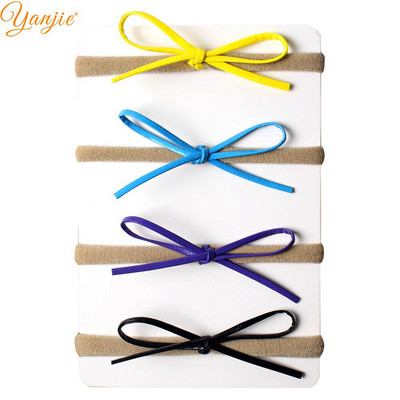 4db/szett Lányok Velúr tömör masni rugalmas nylon fejpánt 2023 lányoknak és gyerekeknek nylon fejpánt haj masni lányoknak hajkiegészítők