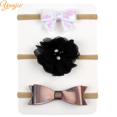 4db/szett Lányok Velúr tömör masni rugalmas nylon fejpánt 2023 lányoknak és gyerekeknek nylon fejpánt haj masni lányoknak hajkiegészítők