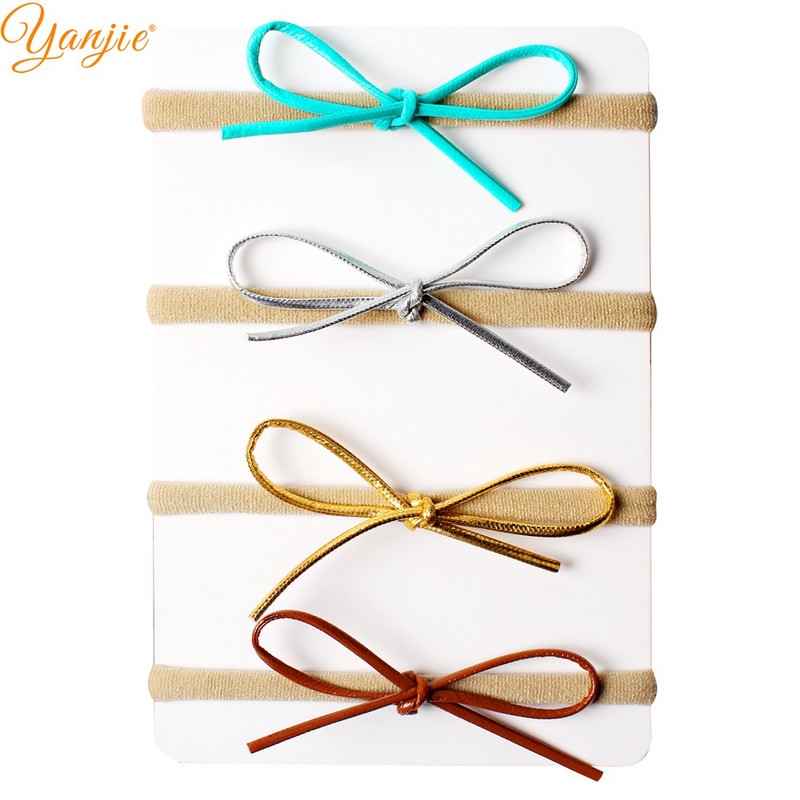 4db/szett Lányok Velúr tömör masni rugalmas nylon fejpánt 2023 lányoknak és gyerekeknek nylon fejpánt haj masni lányoknak hajkiegészítők