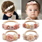 Cute Baby Elastic Hair Band Baby Girl Headband Newborn Head Flower νήπιο Headband Headband Παιδικά αξεσουάρ για μωρά μαλλιά